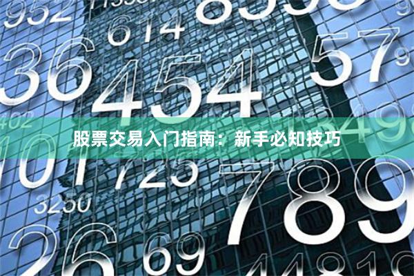 股票交易入门指南：新手必知技巧