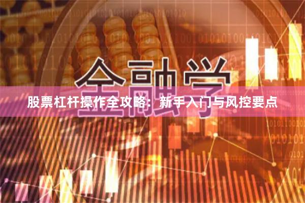 股票杠杆操作全攻略：新手入门与风控要点